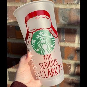 Custom Made X-Mas Vacation Starbucks Cup